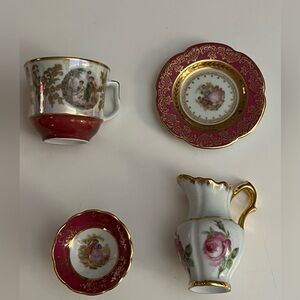 Miniature Limoges dishes